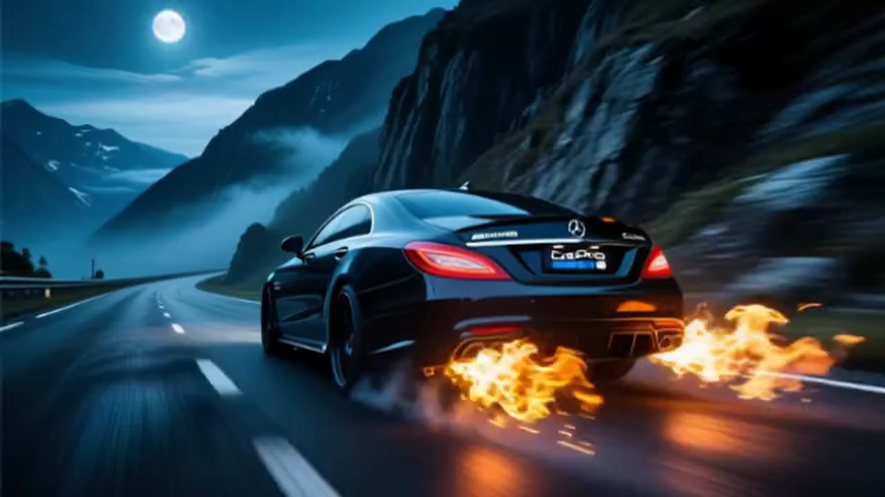 Mountain Thunder: CLS63 AMG Night Run