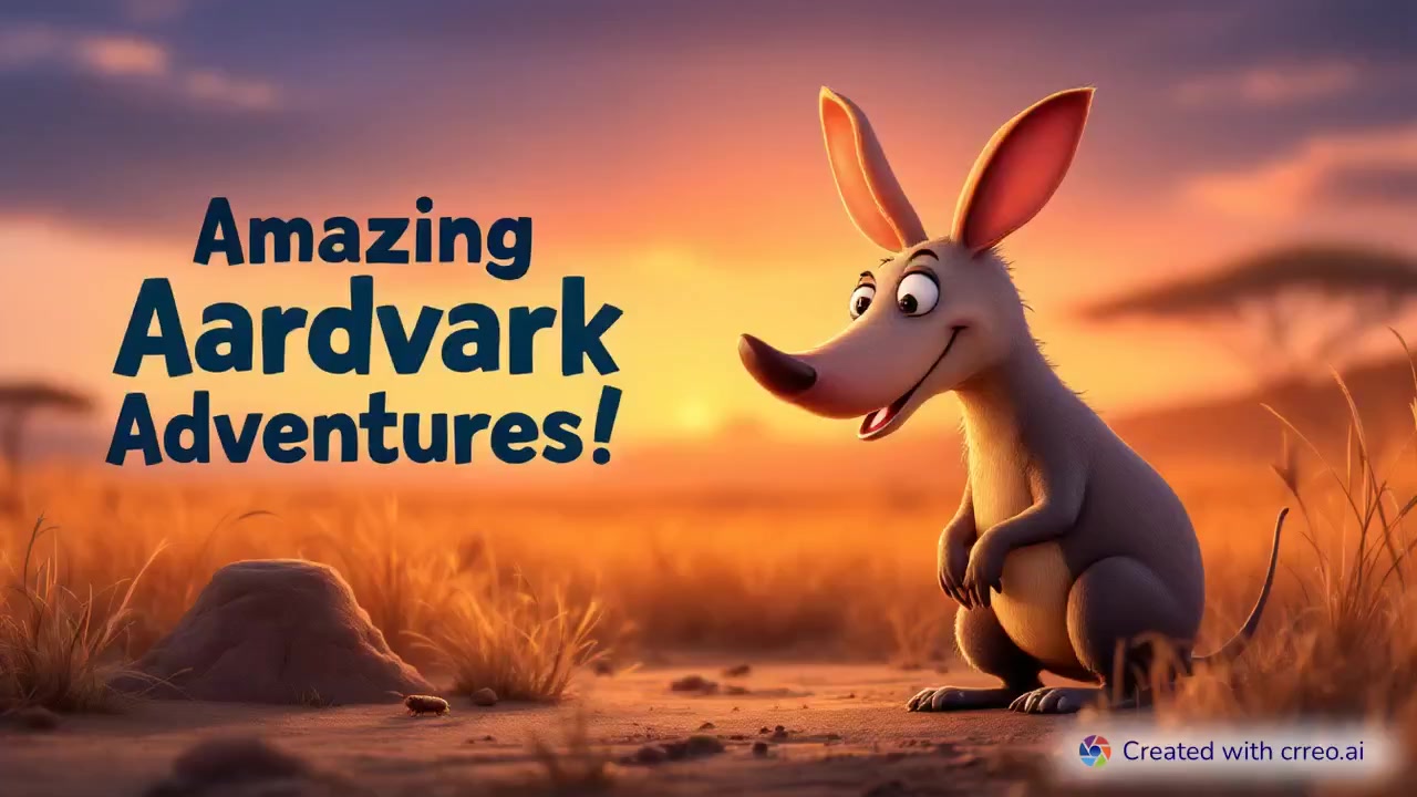 "Aardvarks Uncovered: The Quirky Nighttime Diggers of the African Savanna"