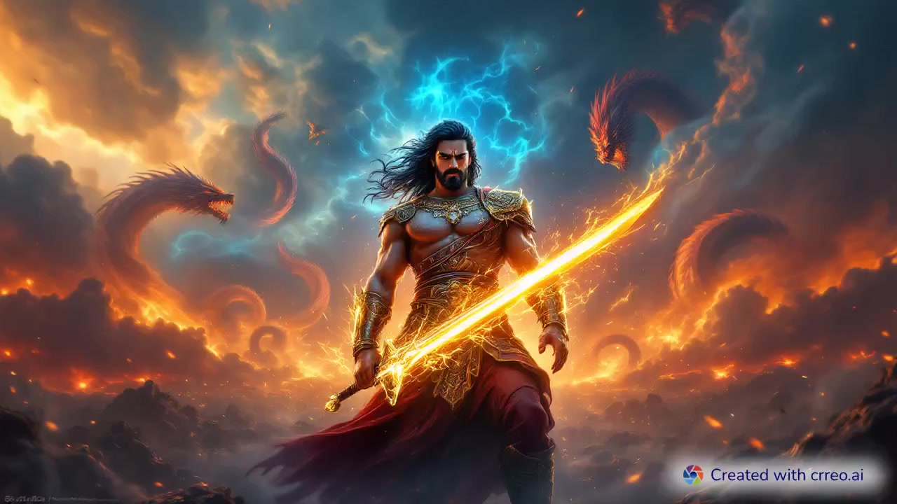 "Epic Battles & Mythical Legends: Journey Through Time with Rustom & Greek Gods!"