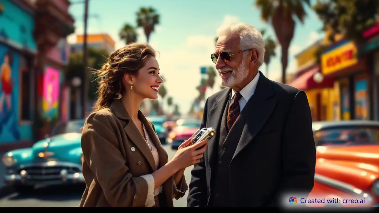 "Time Travel to 1950s LA: A Heartfelt Reunion Across Generations"