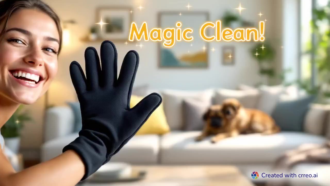 "Transform Your Home: Pet Hair Cleanup Magic with PetVerse Glove! 🐾✨"