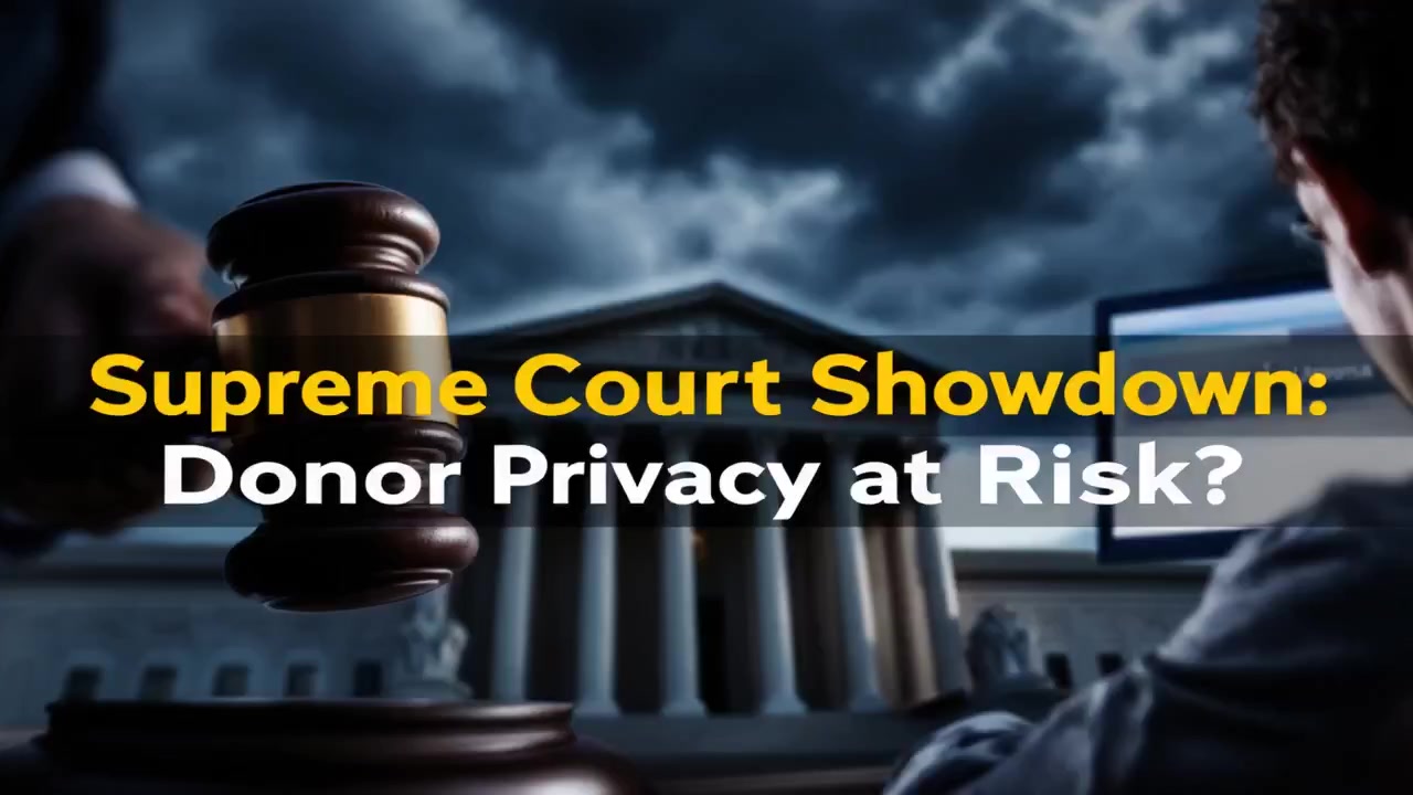 "Supreme Court Showdown: Can Donor Privacy Survive Government Overreach?"