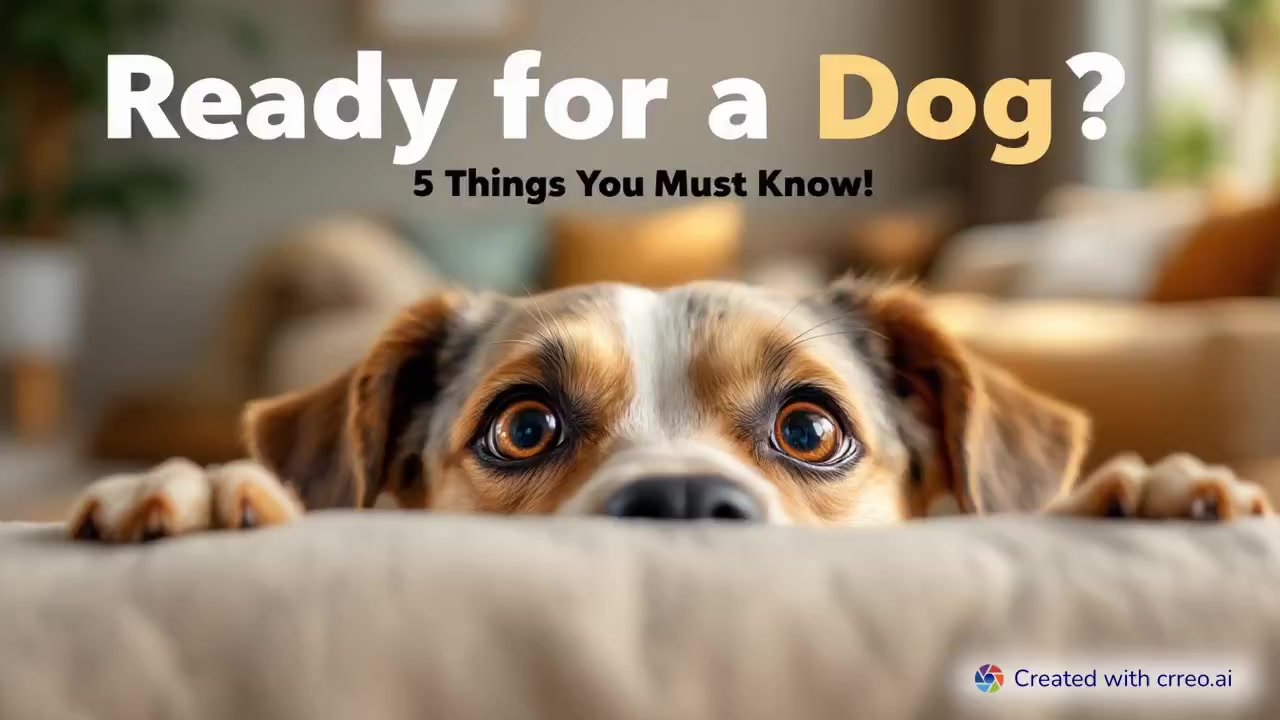 "Before You Get a Dog: 5 Essential Things to Know for a Happy Pet Life!"