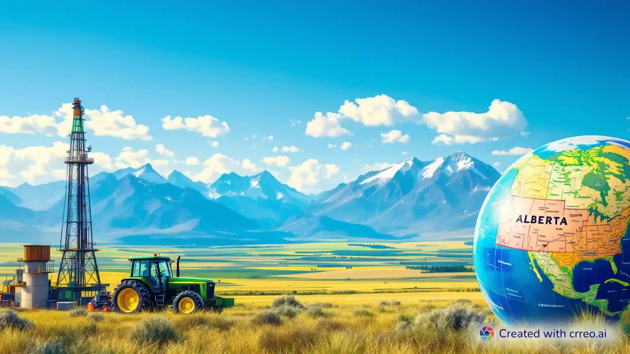 "Discover Alberta: The Rich Tapestry of Nature, Resources, and Culture 🌎🚜"
