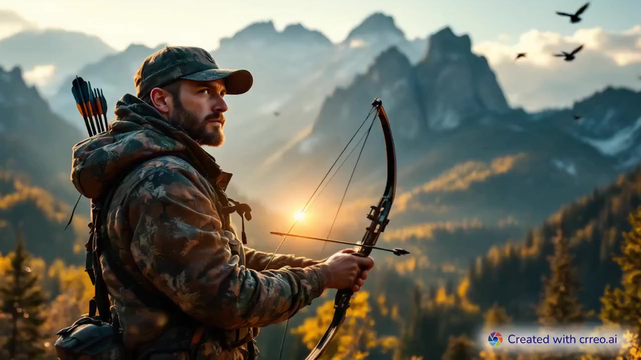 "Epic Sunrise Hunt: Capturing a Massive Buck with My Compound Bow"
