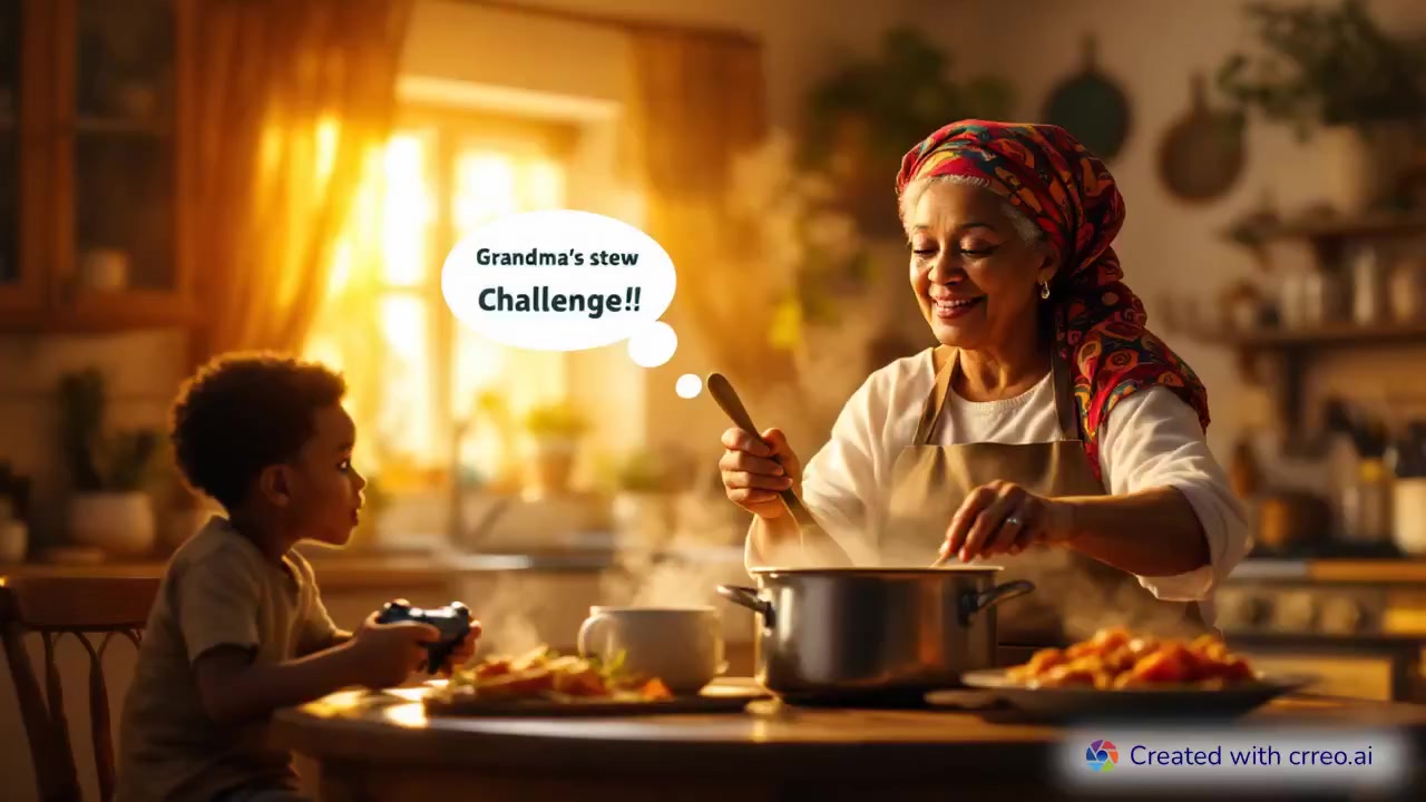 "Grandma's Legendary Stew: A Hilarious Family Kitchen Adventure!"