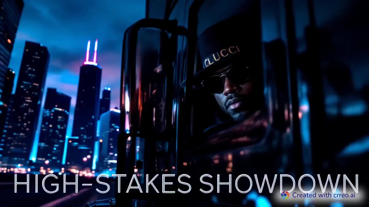 "Rogue Superhero: A Stylish Showdown in Chicago's Shadowy Streets"