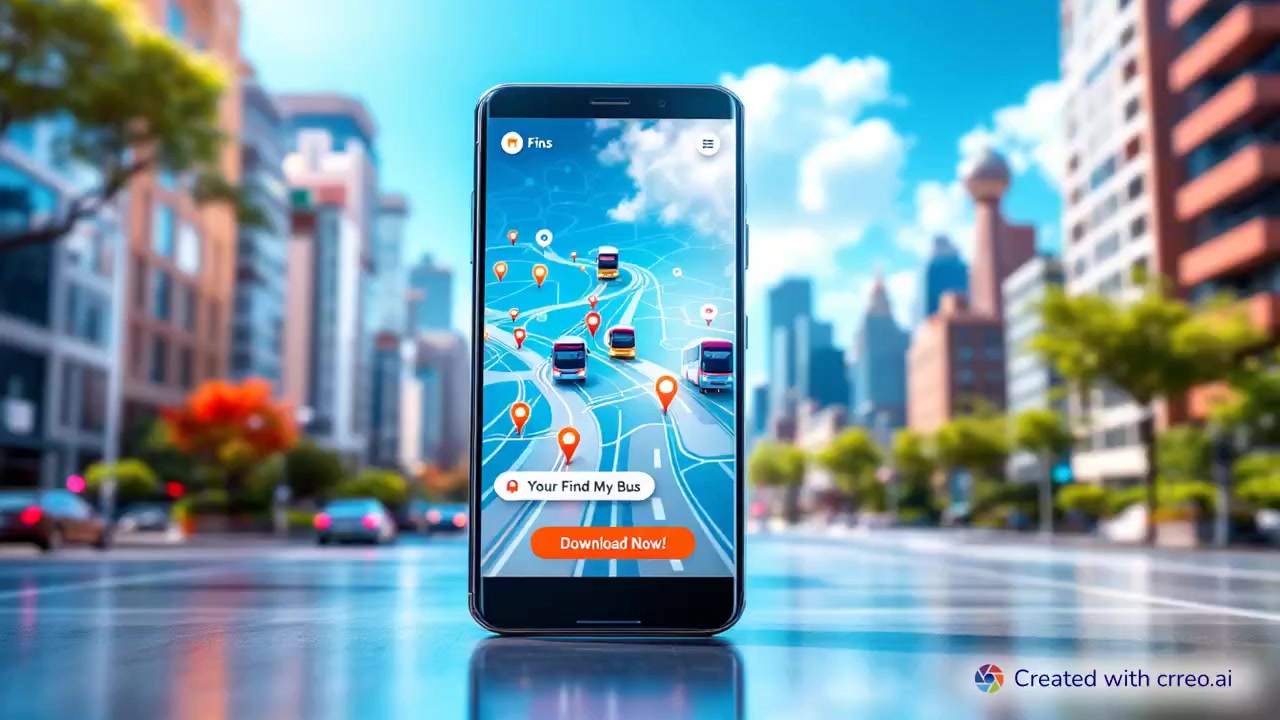 "Transform Your Commute: Discover the 'Find My Bus' App for Real-Time Bus Tracking!"