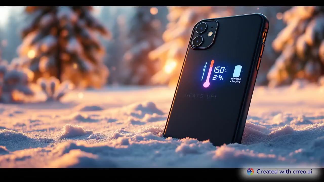 "Revolutionary Heated Phone Case: Stay Warm & Charged This Winter!"