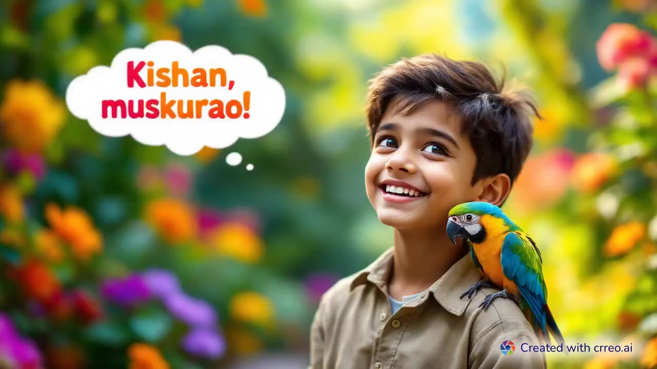 "Kishan's Garden Adventure: A Heartwarming Tale of Friendship and Healing"